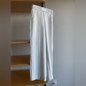Wilfred Clarisse Pant from Aritzia in Oak/Black Stripes, Size O